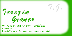 terezia graner business card